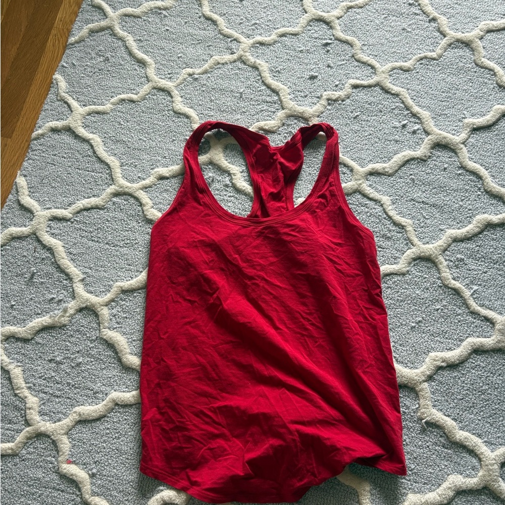 Women's Red lululemon Tank Top